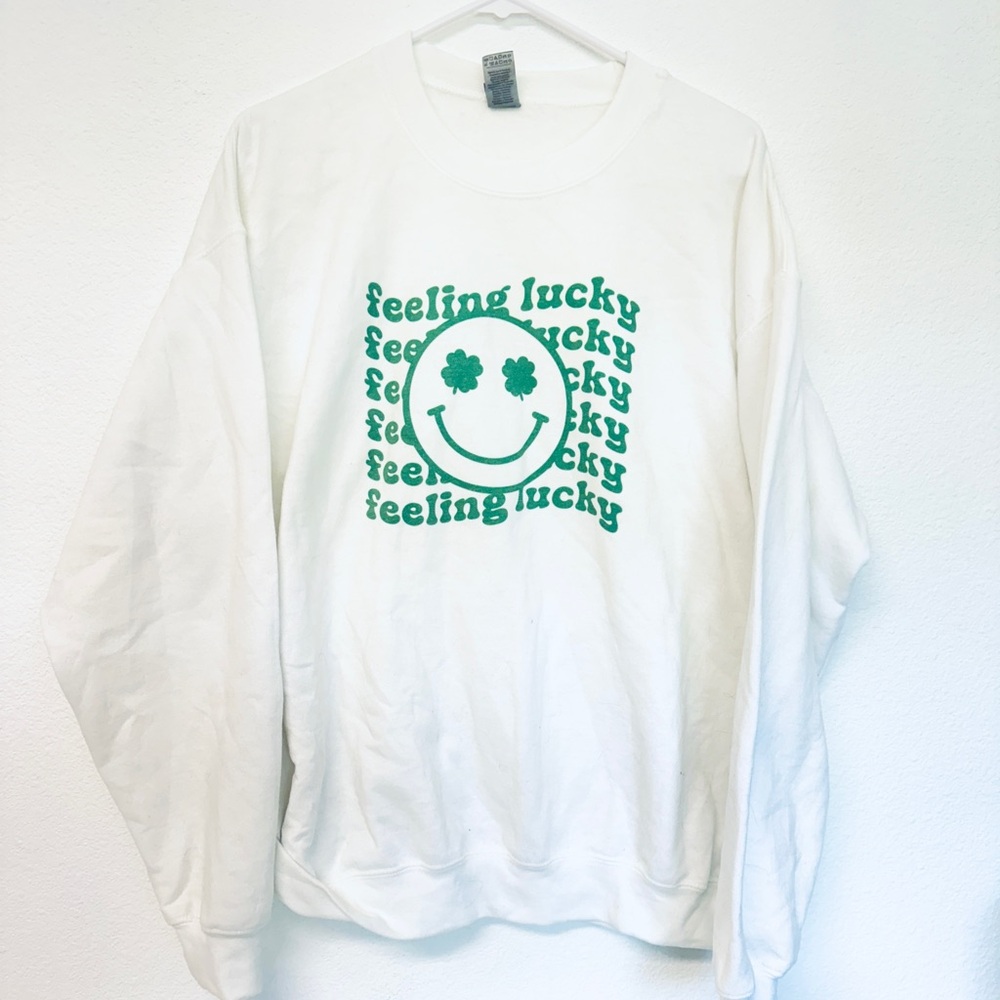 Feeling Lucky Sweatshirt St Patrick’s Day Crewneck